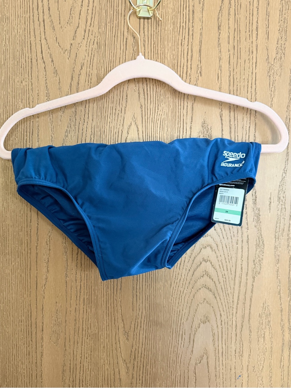 Speedo Navy Endurance+ Performance Swim Briefs